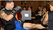 Entrenamientos a puertas abiertas de UFC 130 en el MGM Grand Hotel and Casino el 26 de Mayo, 2011 en Las Vegas, Nevada.