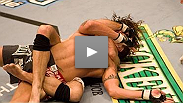 Clay Guida gets his first win in the Octagon&trade; by submitting Justin James with a Rear Naked Choke.