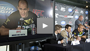 Dana White, Junior dos Santos, Kenny Florian, Mark Munoz, Dave Herman, Donald Cerrone and Sam Stout answer questions after UFC 131.