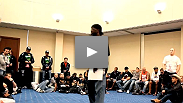 Burt Watson, babysitter to the stars, rallies the men of UFC 131 on fight night eve. See what really goes on with fighters backstage.