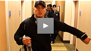 The men of the main and co-main events talk about the change in fight card as they head to the arena for a huge night of fights.