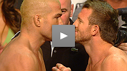 Ryan Bader's coming off his first loss and doesn't want another on his record. One more loss for Tito Ortiz could spell the end of his UFC career. Both men have so much riding on this fight - watch the intensity during their weigh-in.
