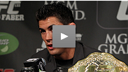 Bantamweight champ Dominick Cruz and Urijah Faber talk about the re-match four years in the making at the uFC 132 post-fight presser.