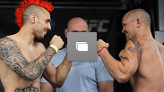 UFC on Versus weigh-in outside the Harley Davidson Museum on August 13, 2011 in Milwaukee, Wisconsin.