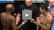 The greatest fighter ever weighs in for his at-home title defense against Yushin Okami... don't miss the main event on a stacked card Anderson Silva calls "Brazil against the world."