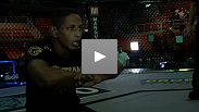 We're hours away from an historic night of fights and the guys on the prelims are already inside the cage. See them warm up for an epic evening!