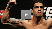 After stopping veteran Spencer Fisher, an emotional Thiago Tavares dedicates his big win to his home country of Brazil, and explains how, win or lose, his goal is always to make his fights exciting.