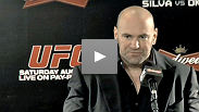 Dana White, Anderson Silva, Shogun Rua, Minotauro Nogueira and Forrest Griffin speak at the UFC Rio post-fight press conference.