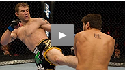Alan "The Talent" Belcher uses a vicious slam to set up a submission of Patrick Cote at UFC&reg; 113.