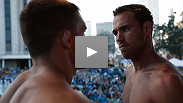Powerful welterweights will meet tomorrow night in a bout that could determine the future of the always-fearsome division. See Jake Shields and Jake Ellenberger's intense face-off from today's weigh-in.