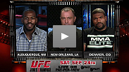 See more of the heated exchange between UFC 135 main event opponents Jon Jones and Rampage Jackson in this exclusive clip.