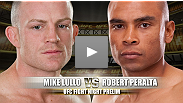 Robert Peralta makes his first appearance in the UFC as he takes on Mike Lullo in a bout between two scrappy featherweights.  Will Lullo's advanced submission game prevail, or will Peralta's striking aggression prove to be the dominant force?
