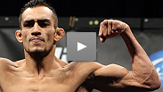 "One step at a time." TUF winner Tony Ferguson makes a victorious lightweight debut by breaking Aaron Riley's jaw. Hear how he feels about his performance, and his new weight class.