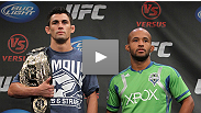 UFC bantamweight champion Dominick Cruz and challenger Demetrious Johnson take questions from the media in Washington, DC in the days before the title fight on Versus.
