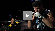 Down in H-town, the fighters got a good sweat in at the open workouts before the big fights on Saturday.