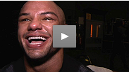 Thiago Alves used precision striking to set up some brutal ground and pound and his first-ever submission win. Hear why this Brazilian is thrilled to be back in the UK.