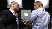 UFC on FOX pre-fight press conference at the Nokia Plaza on November 9, 2011 in Los Angeles, CA. (Photo by Josh Hedges/Zuffa LLC/Zuffa LLC via Getty Images)
