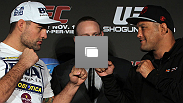 UFC 139 pre-fight press conference at the Fort Mason Center on November 17, 2011 in San Francisco, California.  (Photos by Zuffa LLC/Zuffa LLC via Getty Images)
