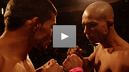 TUF 14's featherweight finalists Dennis Bermudez and Diego Brandao brandish their game faces as they weigh in for their pivotal UFC matchup.