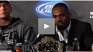 Reigning UFC light heavyweight champion Jon Jones speaks to the media about his UFC 140 war against Lyoto Machida and his plans for the future.