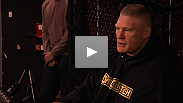 Brock Lesnar speaks openly to media about the risks of fighting Alistair Overeem, and why he's prepared for (and excited by) the challenge.