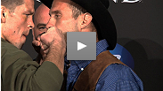 Veja uma aquecida encarada de dois badboys da divis&atilde;o peso leve quando Nate Diaz e Cowboy Cerrone ficam frente-a-frente na coletiva de imprensa pr&eacute;-UFC 141.