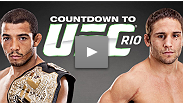 UFC featherweight champion Jose Aldo, Jr. prepares to fight at home for the first time in years, while blue-chip wrestler and challenger Chad Mendes readies himself to bring home a belt from Brazil.