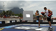 UFC 142 Open Workouts at Barra de Tijuca Beach on January 11, 2012 in Rio de Janeiro, Brazil.  (Photo by Josh Hedges/Zuffa LLC/Zuffa LLC via Getty Images)