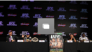 RIO DE JANEIRO, BRAZIL - The UFC 142 pre-fight press conference at the Copacabana Palace Hotel on January 12, 2012 in Rio de Janeiro, Brazil.  (Photo by Josh Hedges/Zuffa LLC/Zuffa LLC via Getty Images)