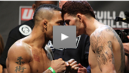 Watch all the pre-fight antics from the UFC on FX: Guillard vs. Miller Weigh-in
