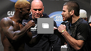 UFC on FX pesaje oficial en la Bridgestone Arena el 19 de Enero, 2012 en Nashville, Tennessee.  (Foto por Josh Hedges/Zuffa LLC/Zuffa LLC via Getty Images)