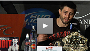UFC interim welterweight champion Carlos Condit discusses his big win over Nick Diaz at the UFC 143 post-fight press conference.