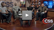Sparks fly when UFC light heavyweight champion Jon Jones joins future opponent and former mentor Rashad Evans on CSS Sports' SportsNite. (Video courtesy of CSS.)