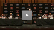 The stars of UFC on FOX Diaz vs Miller and Dana White convene at Radio City Music Hall in New York City to answer questions from the press and fans about the upcoming card.