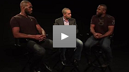 Former training partners Jon Jones and Rashad Evans engage in a war of words before their war in the Octagon at UFC 145. UFC Ultimate Insider host Jon Anik moderates a debate that quickly escalates into heated verbal combat.