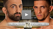 Former Swedish National wrestling champ Reza Madadi moved to MMA and won six bouts in a row. Yoislandy Izquierdo began by studying karate. 16 years later, Izquierdo has won all six of his MMA bouts, and now steps into the Octagon for the first time.