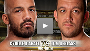 Unbeaten Jiu-Jitsu black belt Tom DeBlass debuts in the Octagon, taking on veteran kickboxer Cyrille Diabate. But Diabate, competing at a high level in mixed martial arts for over a decade, plans to let this newcomer know who&rsquo;s in charge.
