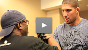 While other guys suffer on weigh-in day, heavyweights Brendan Schaub and Ben Rothwell enjoy breakfast. See what the process is like for the big guys.