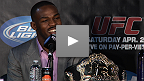 UFC 145 : Jones et Evans lors de la conf&eacute;rence de presse d'apr&egrave;s-combat