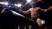 Rousimar Palhares utilizes his signature move - the leg lock - to secure a victory over Mike Massenzio at UFC&reg; 142.