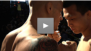 Watch the UFC on FUEL TV weigh-in staredown between featherweights Chan Sung Jung aka "The Korean Zombie" and Dustin "The Diamond" Poirier.