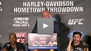 The UFC: Johnson vs McCall fighters respond to the press's questions after the night of fights.