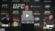 Watch the UFC 150 ticket on-sale press conference archive with Dana White, Benson Henderson and Frankie Edgar.