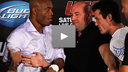 The fireworks came a day early, as Anderson Silva and Chael Sonnen nearly come to blows at the pre-fight press conference for UFC&reg; 148.