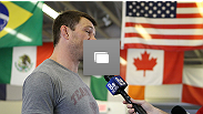 Forrest Griffin holds an open workout session for media ahead of his UFC 148 fight against Tito Ortiz at the Robert Drysdale Jiu Jitsu Gym on June 26, 2012 in Las Vegas, Nevada.  (Photo by Josh Hedges/Zuffa LLC/Zuffa LLC via Getty Images)