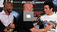 UFC 148 press conference at Lagasse's Stadium inside The Palazzo on July 3, 2012 in Las Vegas, Nevada.  (Photo by Josh Hedges/Zuffa LLC/Zuffa LLC via Getty Images)