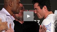 Chael Sonnen sounds off as Dana White and middleweight champion Anderson Silva try not to laugh at the UFC 148 pre-fight press conference.