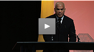Tito Ortiz is inducted into the UFC Hall of Fame Saturday at the UFC Fan Expo before his final fight at UFC 148.