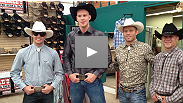 UFC stars Stefan Struve, Rory MacDonald, Mark Hominick and Nick Ring get cowboy makeovers at the Calgary Stampede