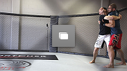 UFC 149 entrenamientos dentro del Champion's Creed Gym el 18 de Julio, 2012 en Calgary, Alberta, Canada.  (Fotos por Jeff Bottari/Zuffa LLC/Zuffa LLC via Getty Images)